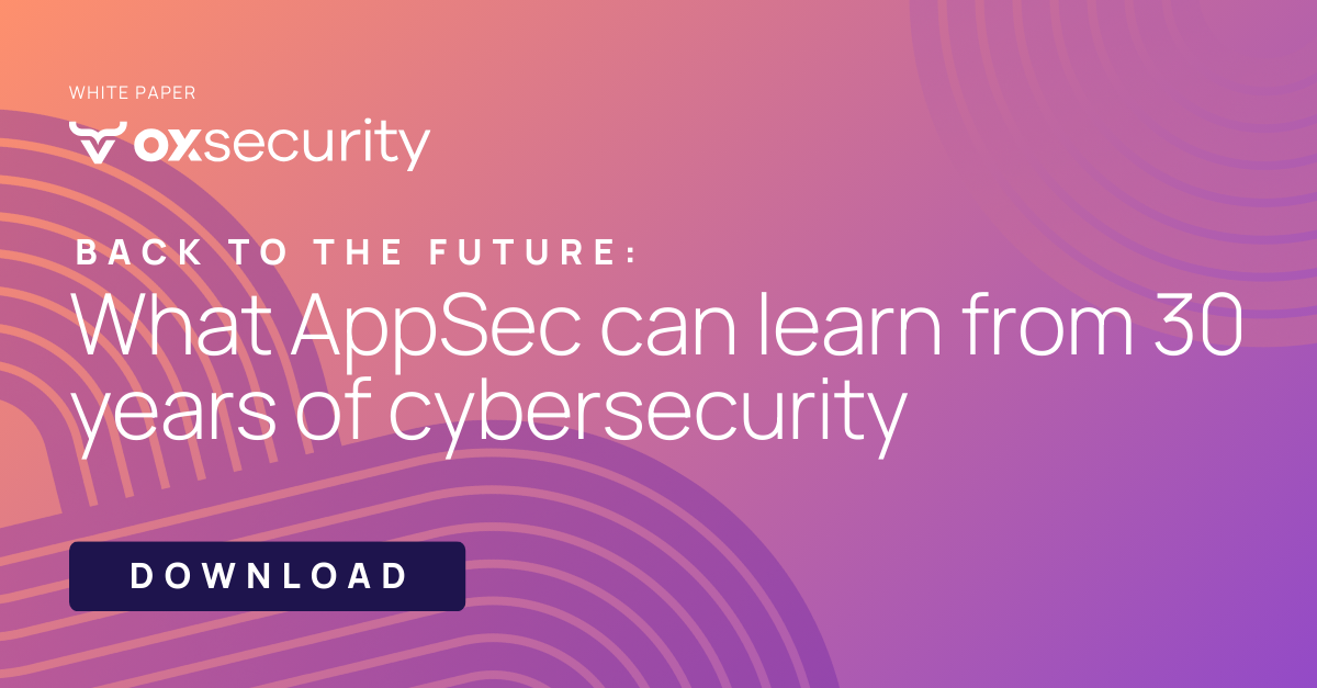 What AppSec can learn from 30 years of cybersecurity