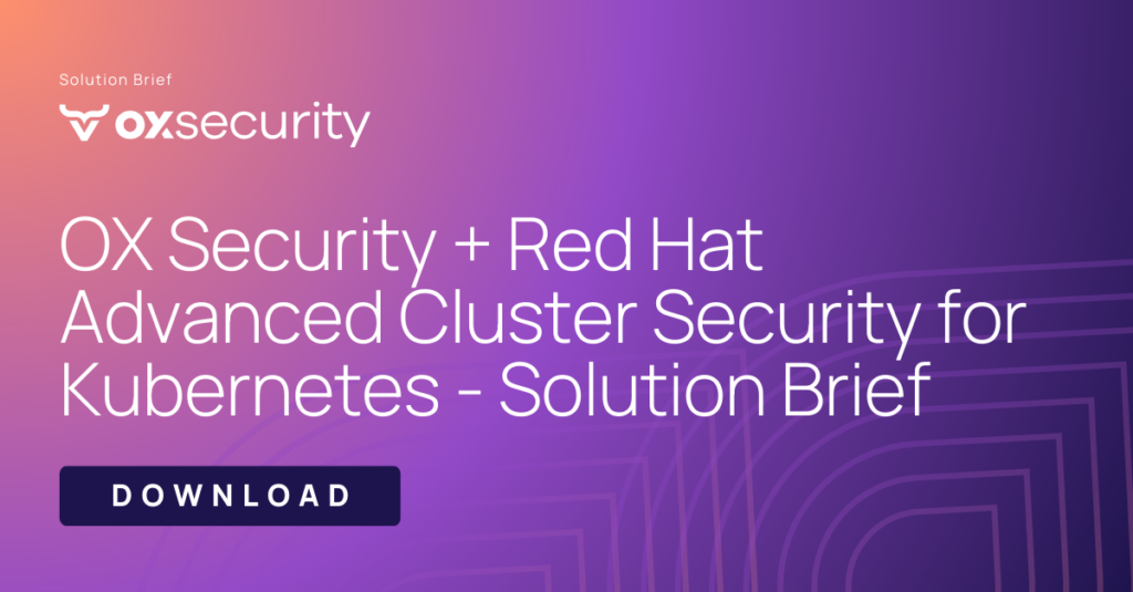 OX SECURITY RED HAT